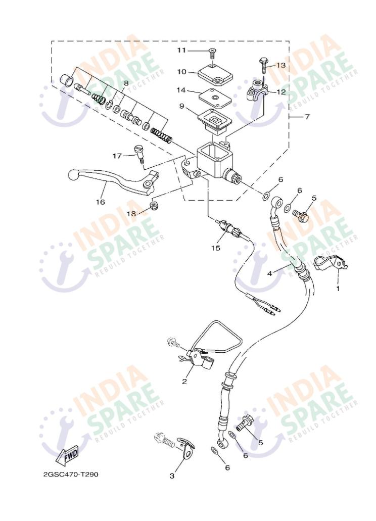 FRONT MASTER CYLINDER